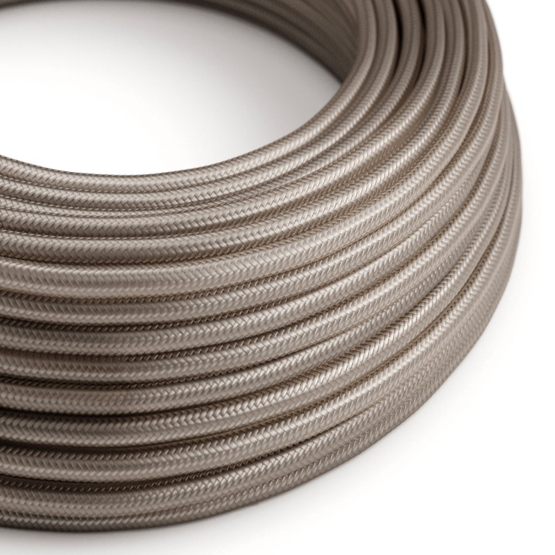 Levně creative cables Hedvábný textilní elektrický kabel, RM27 cipria Počet žil: 2x0.75