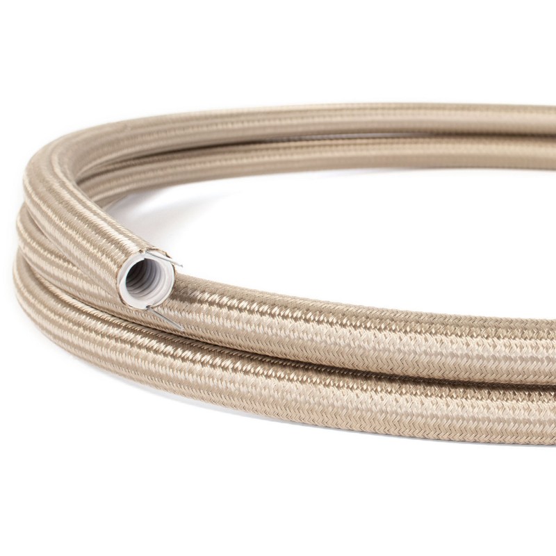 creative cables Creative-tube - ohebná trubice potažená hedvábnou textilií barvy cipria RM27, průměr 20 mm