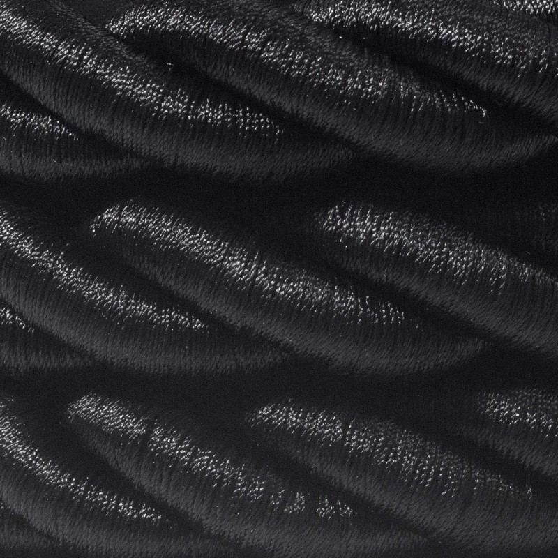 creative cables 2XL elektrický kabel 3x0,75 potažený lesklou černou textilií, průměr 24 mm