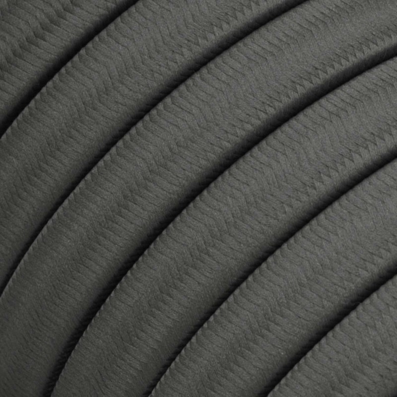 creative cables Plochý textilní kabel CM03 Šedá