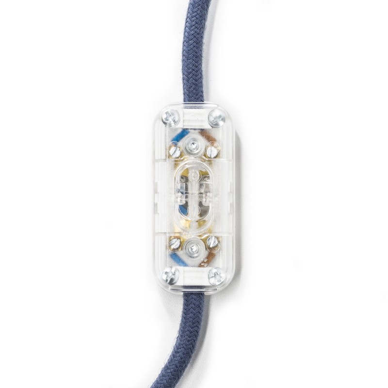 creative cables Přímý dvoupólový vypínač Barva komponentu: Transparentní