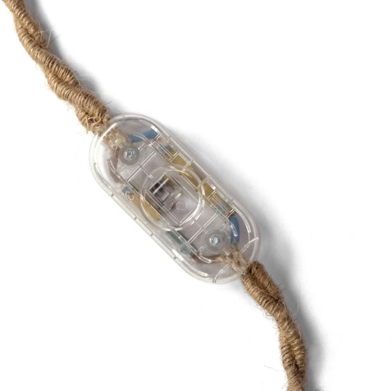 creative cables Jednopólový posuvný vypínač - Achille Castiglioni Barva komponentu: Transparentní
