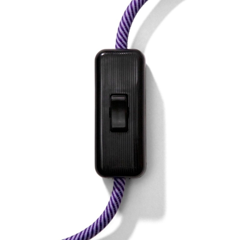 creative cables Jednopólový kolébkový kabelový vypínač Barva komponentu: Černá
