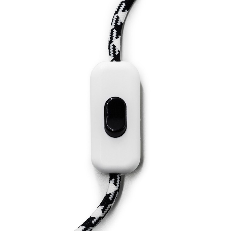 creative cables Přímý jednopólový vypínač creative switch bílý Barva komponentu: Černá