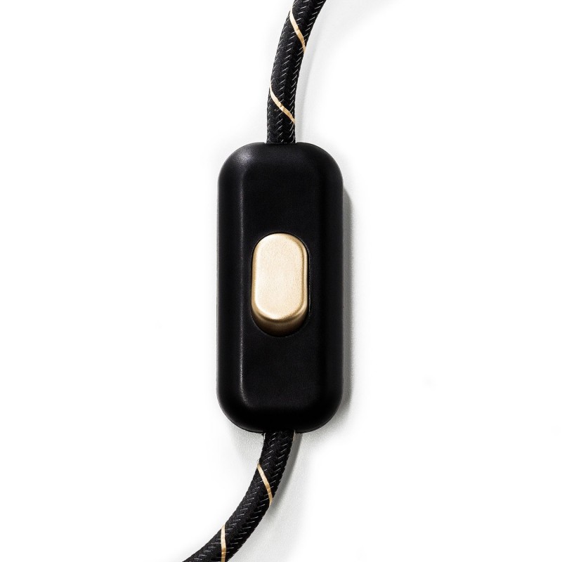 creative cables Přímý jednopólový vypínač creative switch černý Barva komponentu: Bronz