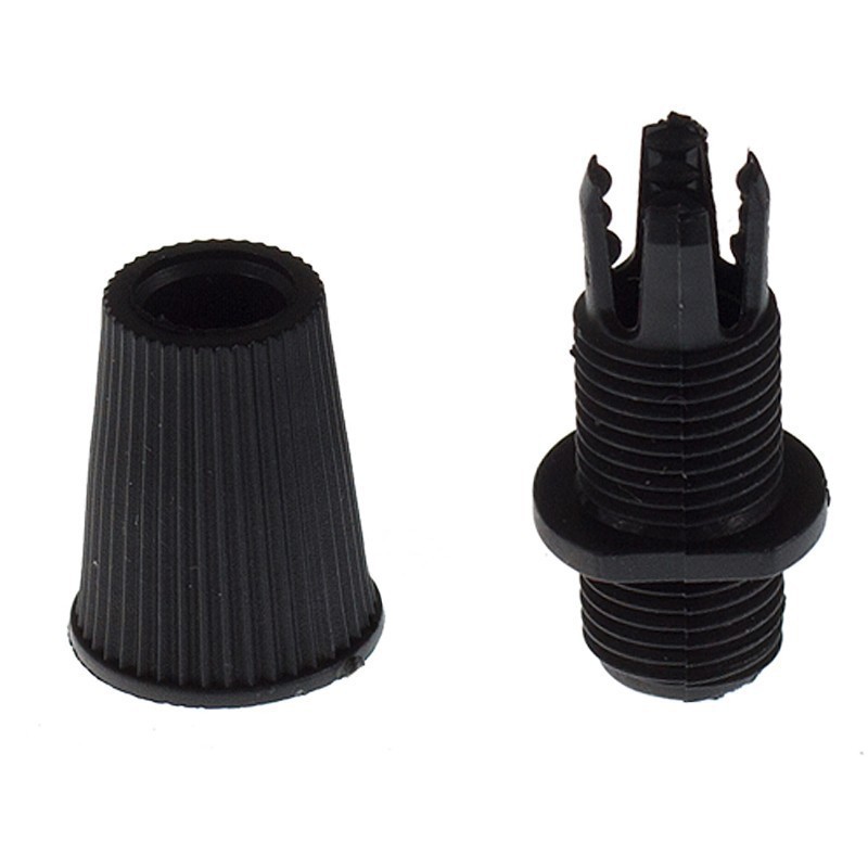 creative cables Kuželová kabelová průchodka Barva komponentu: Černá