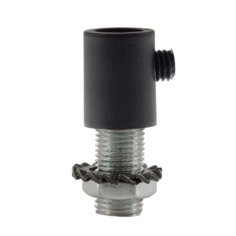 creative cables Válcová plastová kabelová průchodka v sadě Barva komponentu: Černá