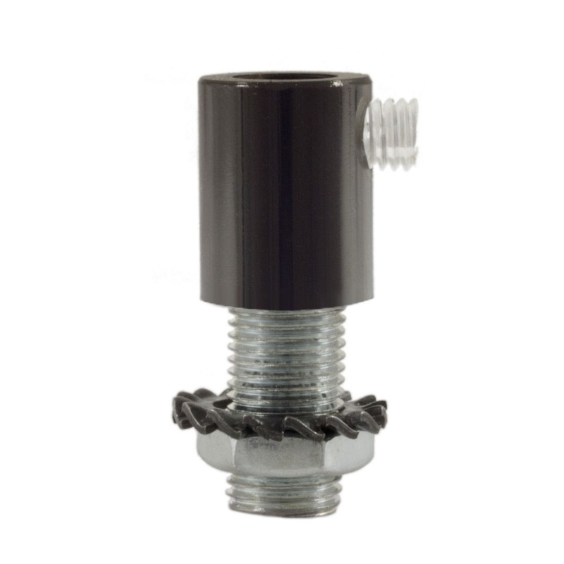 creative cables Válcová kovová kabelová průchodka v sadě Barva komponentu: Černá perleť