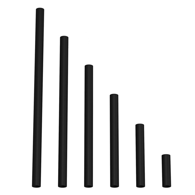 Levně creative cables Kovová prodlužovací trubička pro závěsné nebo stolní lampy černá Délka: 10 cm