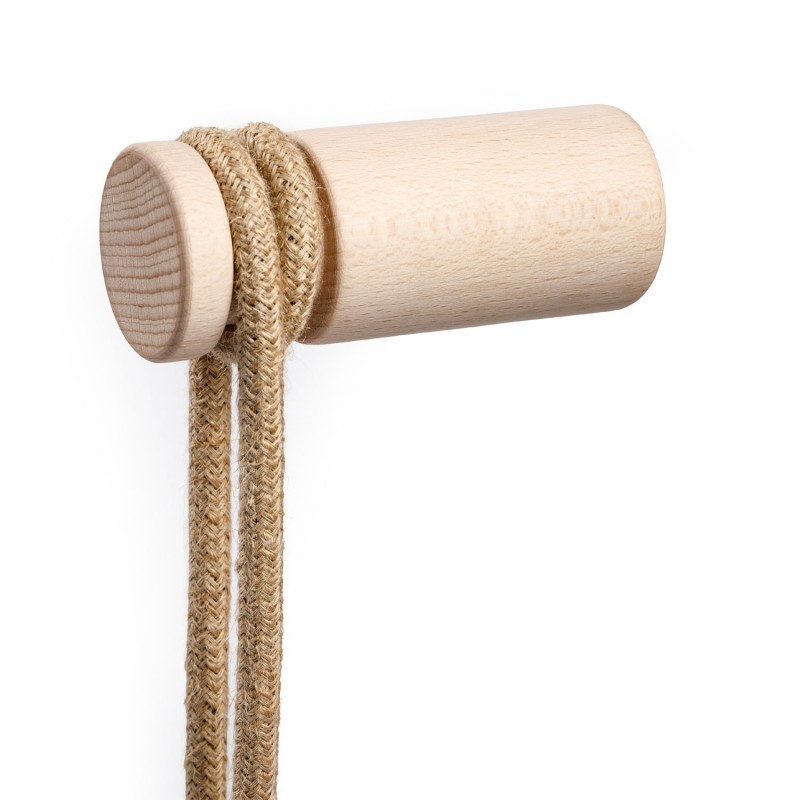 Levně creative cables Rolé, dřevěná nástěnná úchytka pro závěsnou lampu Barva komponentu: Neutrální