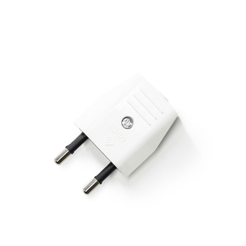 creative cables Dvoupólová 10A zástrčka EU Barva komponentu: Bílá