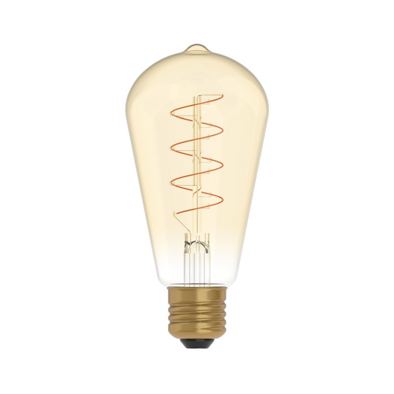 creative cables LED zlatá žárovka C04 Carbon ST64 4W E27 stmívatelná 1800K
