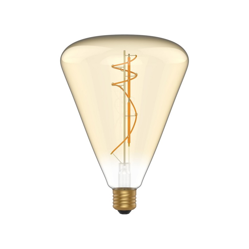 creative cables LED zlatá žárovka H06 kužel 140 8,5W E27 stmívatelná 2200K