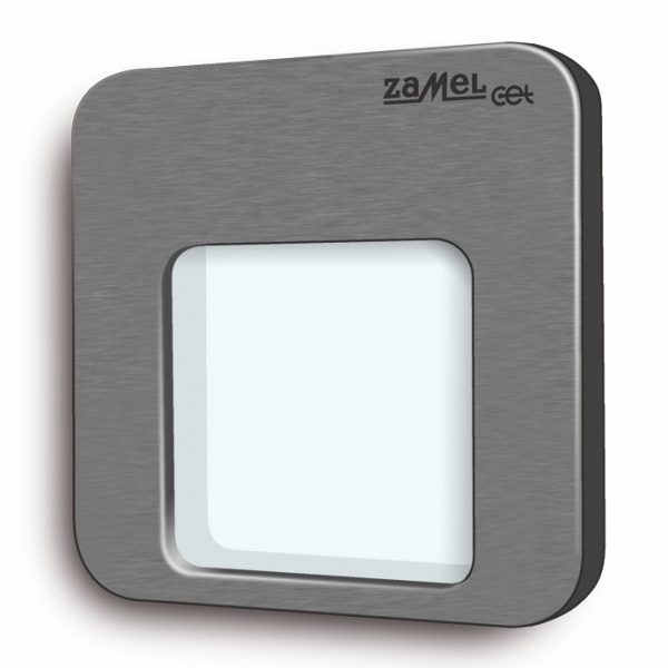 Zamel LED svítidlo MOZA, pod omítku, 230V, IP20 Barva: Grafit, Teplota světla: Studená bílá