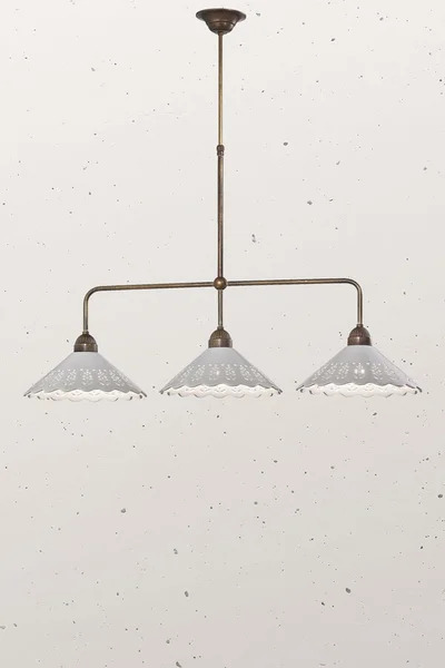 Levně Il Fanale Rustikální závěsné svítidlo FIOR DI PIZZO LAMPADARIO - 3 stínidlá