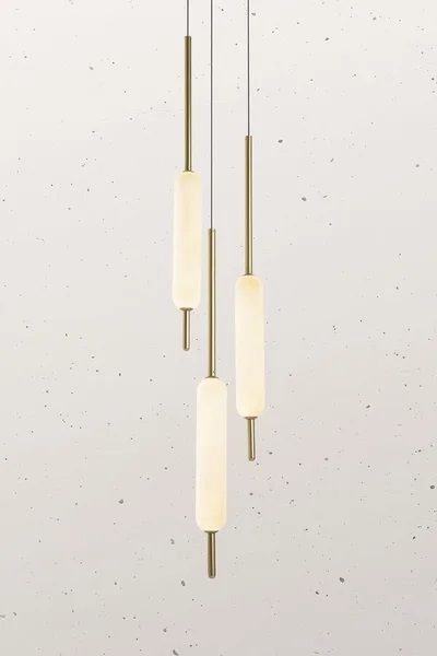 Levně Il Fanale Designové závěsné svítidlo TYPHA - 3 stínidlá