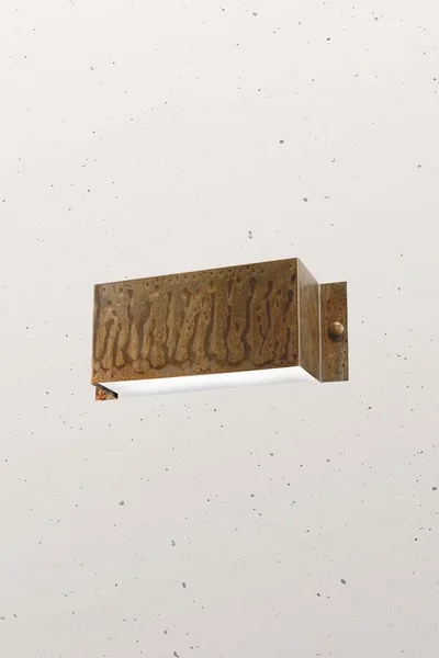 Levně Il Fanale Venkovní nástěnné svítidlo DECORI CASSETTA 280 mm Barva: starožitná měď