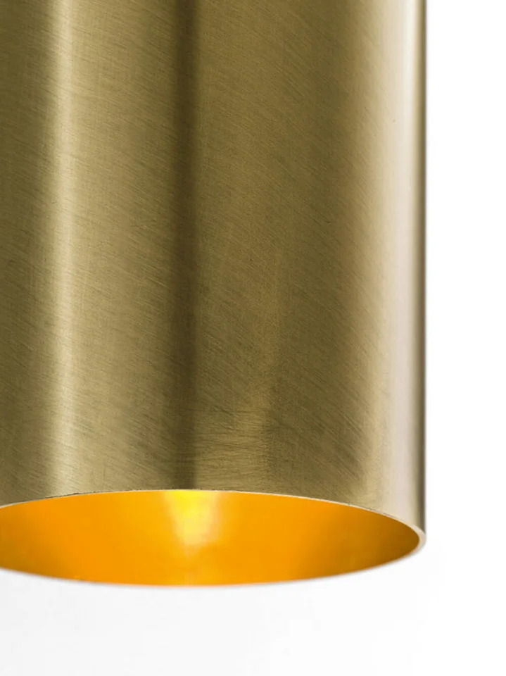 Levně Il Fanale Designové závěsné svítidlo GIRASOLI ø 100 mm Barva: Mosaz