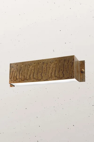 Levně Il Fanale Venkovní nástěnné svítidlo DECORI CASSETTA 410 mm Barva: starožitná měď