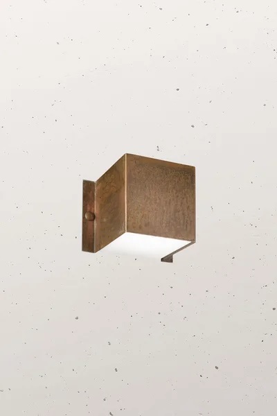Levně Il Fanale Venkovní nástěnné svítidlo DECORI CUBETTO 175 mm Barva: starožitná měď
