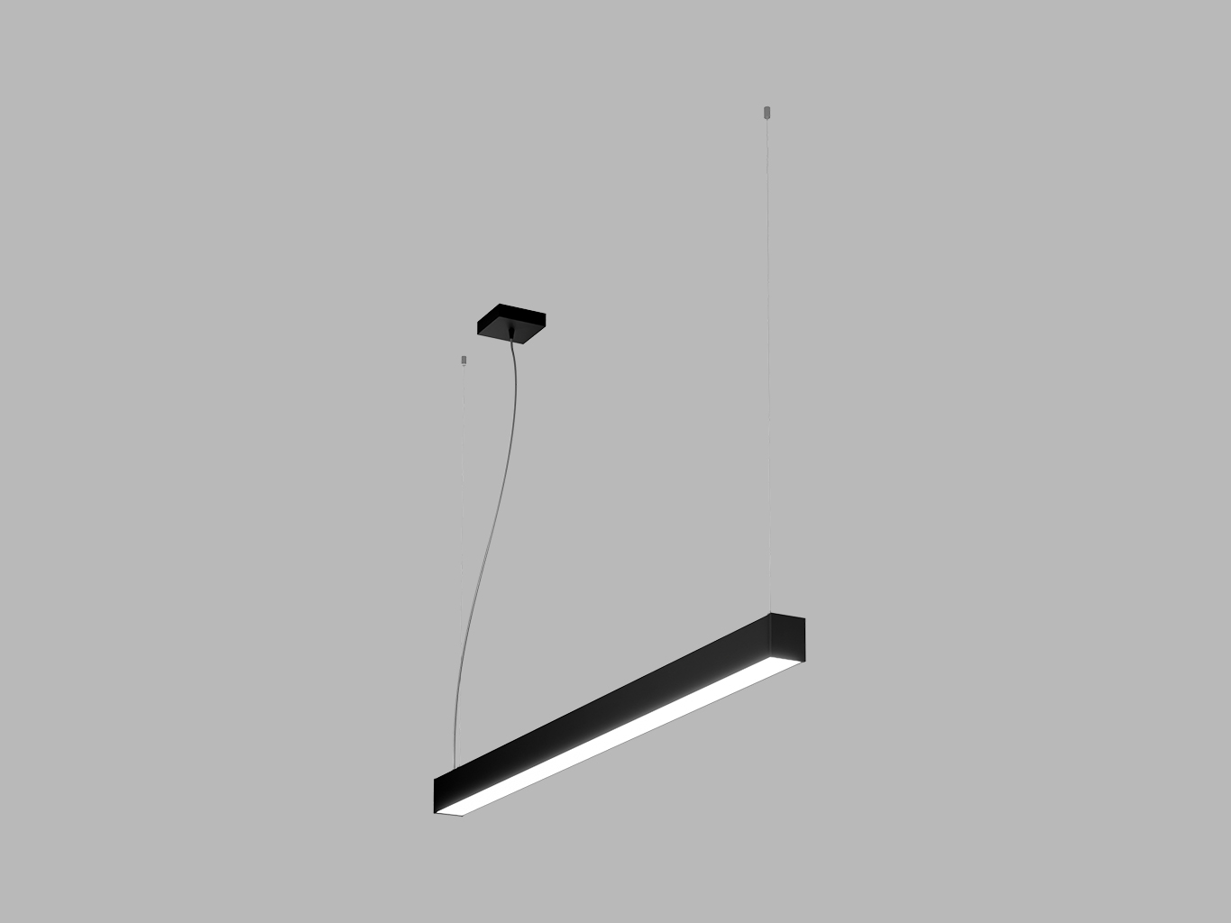 Led2 Závěsné svítidlo NOLI Z 120 cm Barva: Černá