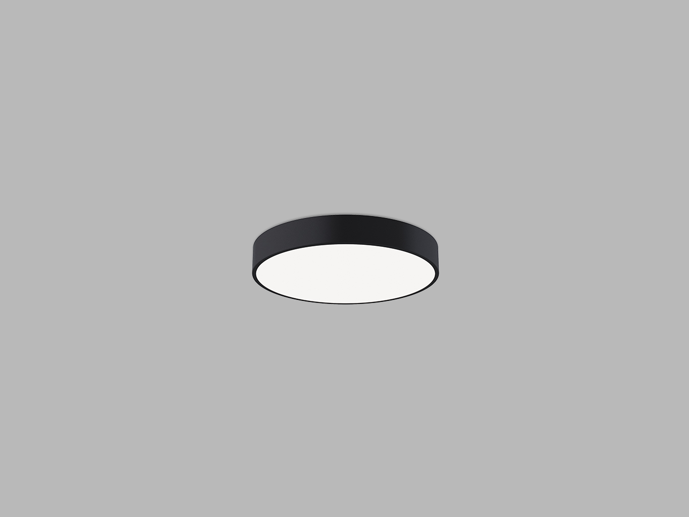 Led2 Stropní LED svítidlo MONO SLIM ø 40 cm, 3000/4000K Barva: Černá, Stmívání, řízení: TRIAC