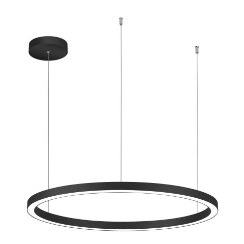 Palnas Závěsné LED svítidlo DARA ø 78 cm, černé, 3000-4000K Stmívání, řízení: Fázové, Dálkový ovladač: Bez dálkového ovladače