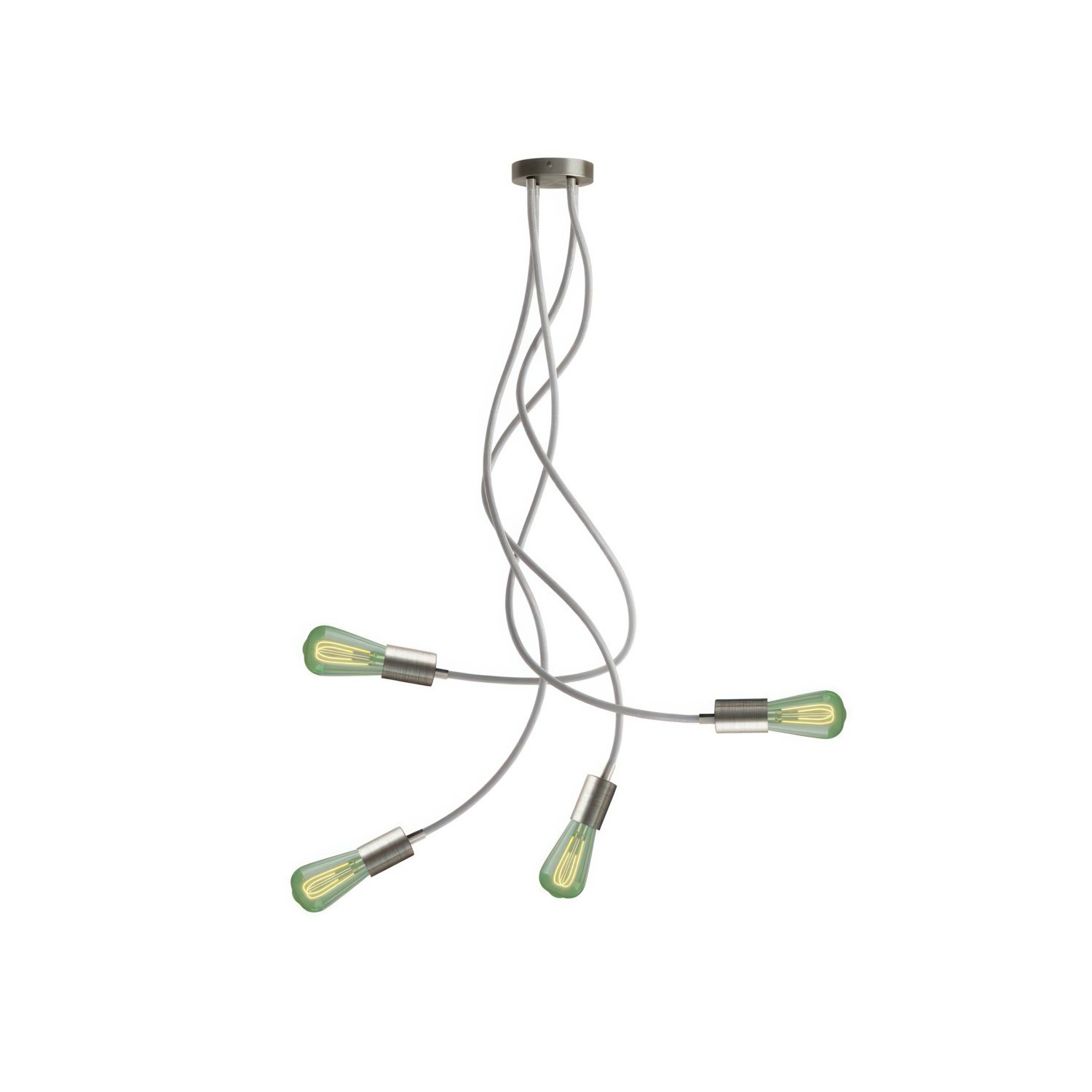 creative cables Flex 90, stropní flexibilní svítidlo, se závitem ST64 Barva: Matný chrom