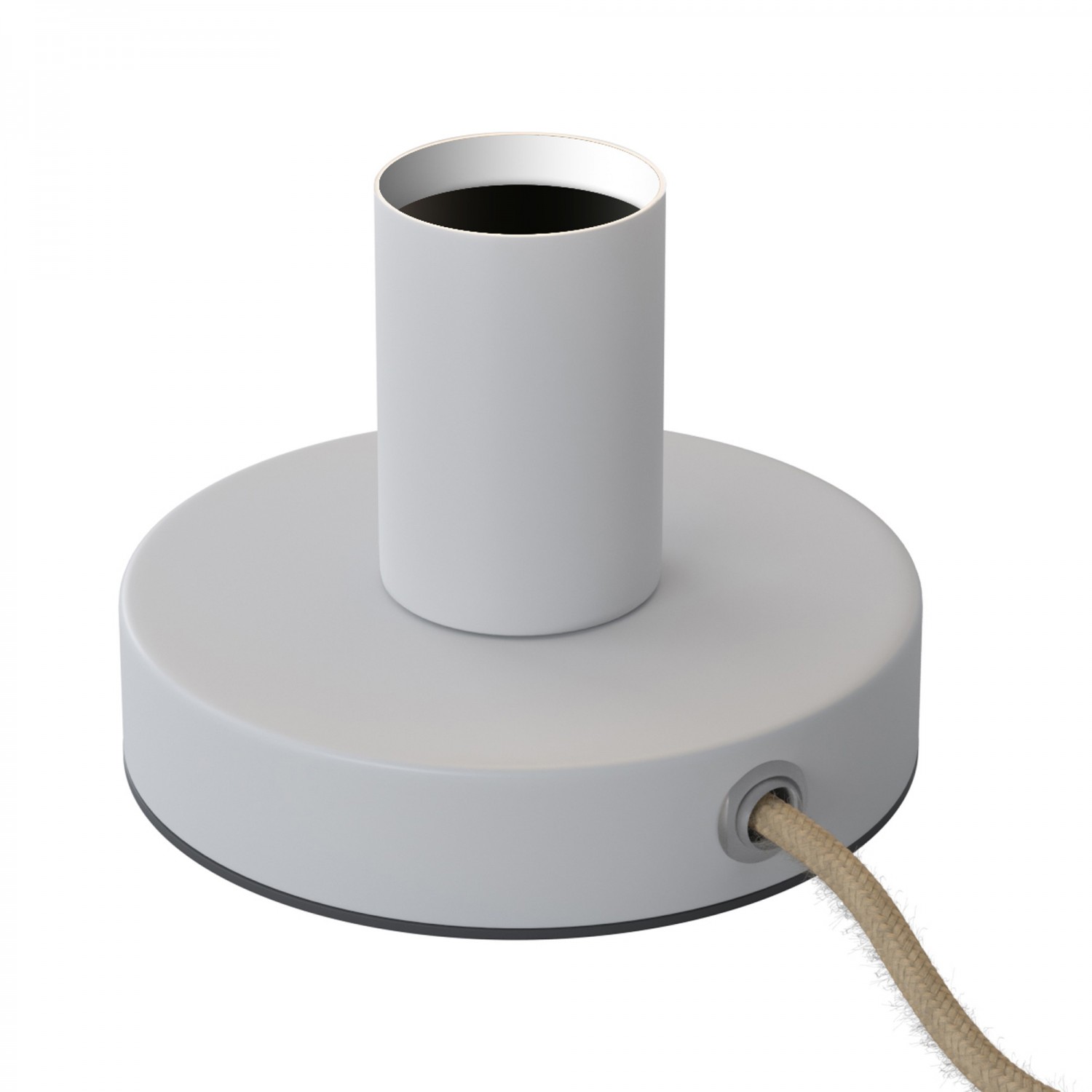 creative cables Kovová stolní lampa Posaluce Barva: Matná bílá