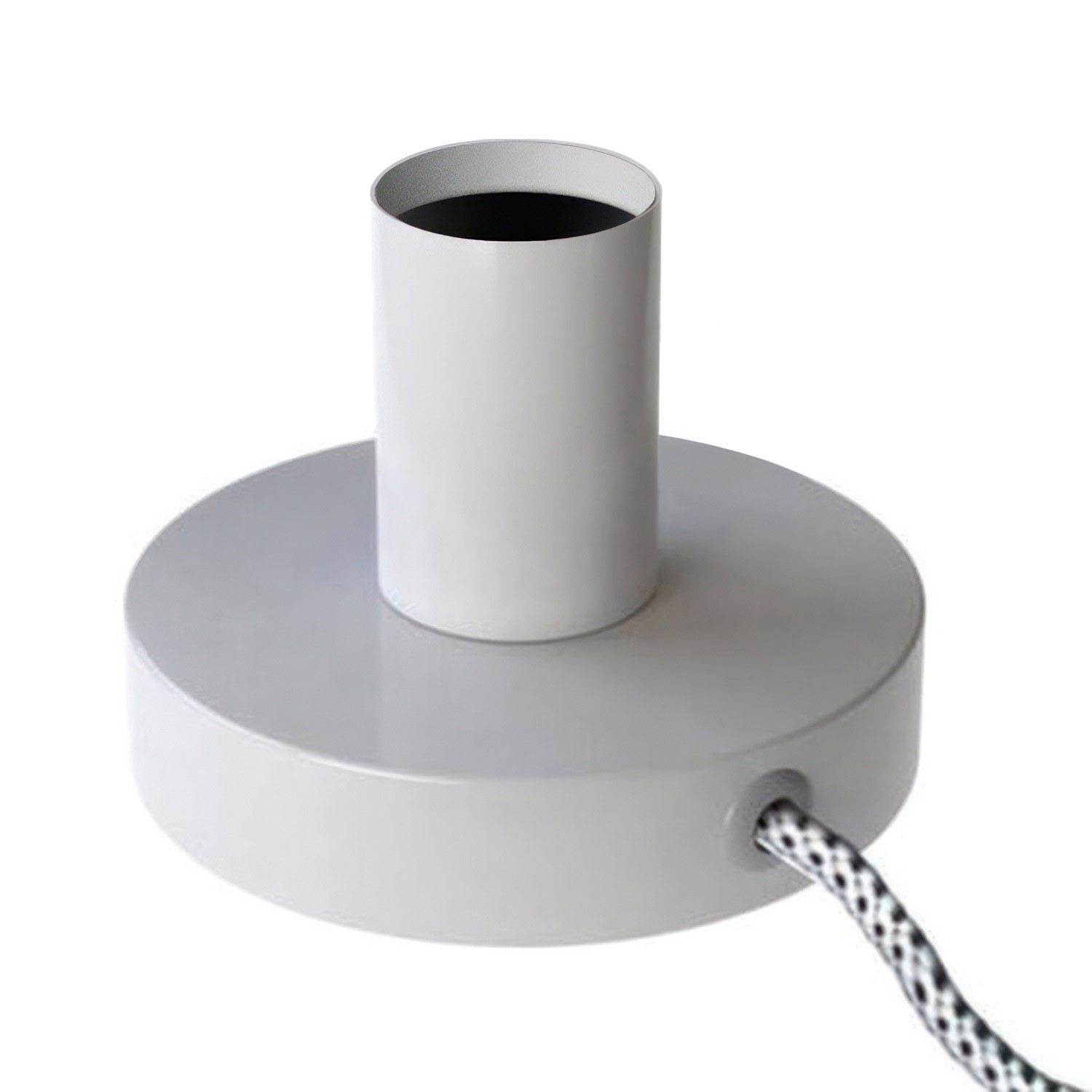 creative cables Kovová stolní lampa Posaluce Barva: Lesklá bílá