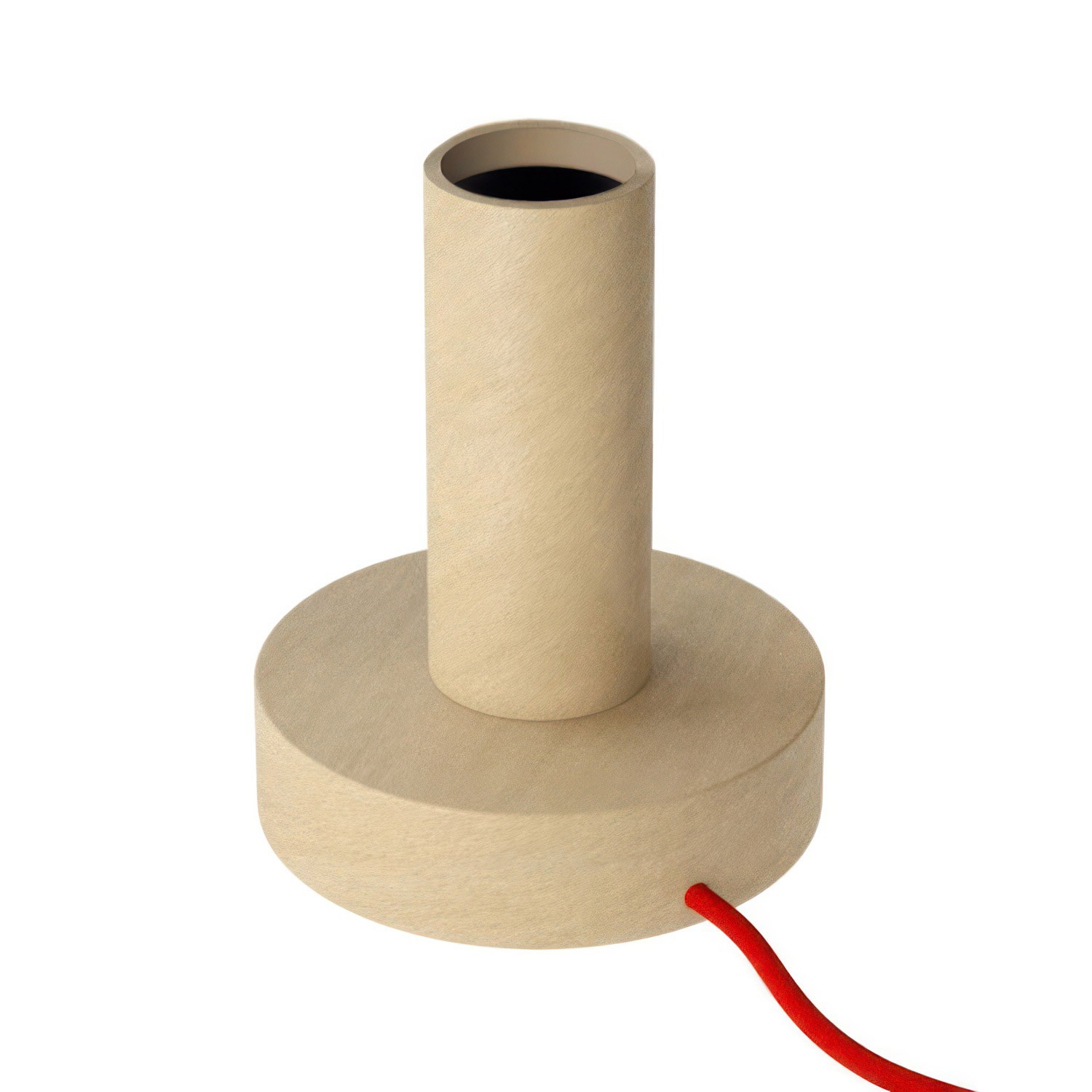 creative cables Velká dřevěná stolní lampa Posaluce M Barva: Neutrální