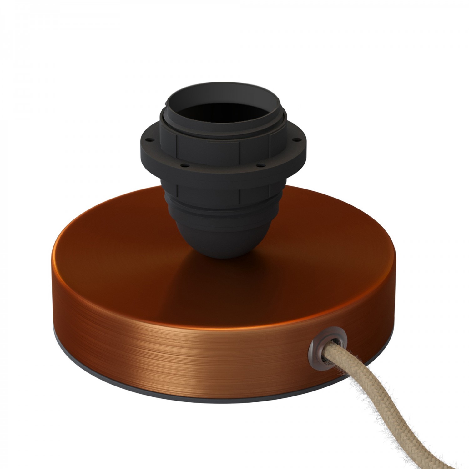 creative cables Kovová stolní lampa Posaluce pro stínidlo Barva: Matná měď