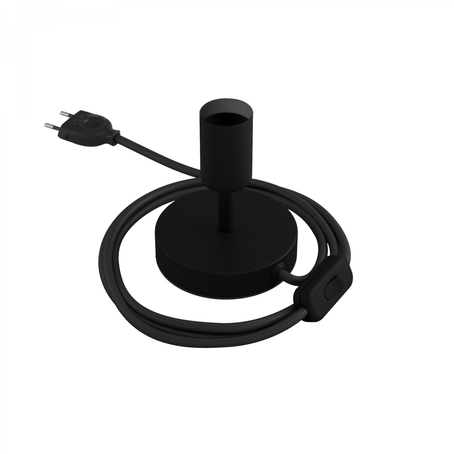 creative cables Kovová stolní lampa Alzaluce Velikost: 5 cm, Barva: Matná černá