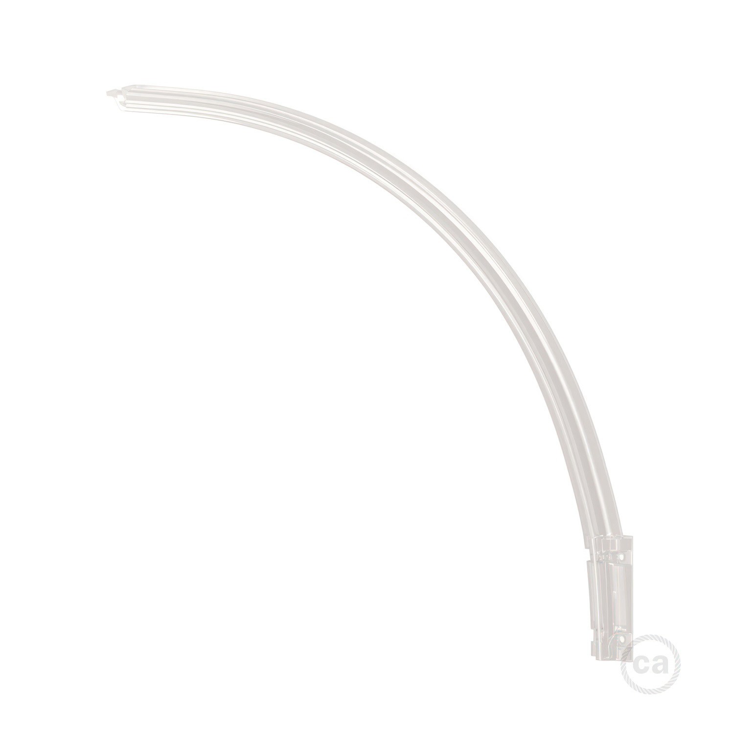 creative cables Archet(to), průhledný nástěnný držák pro závěsné lampy