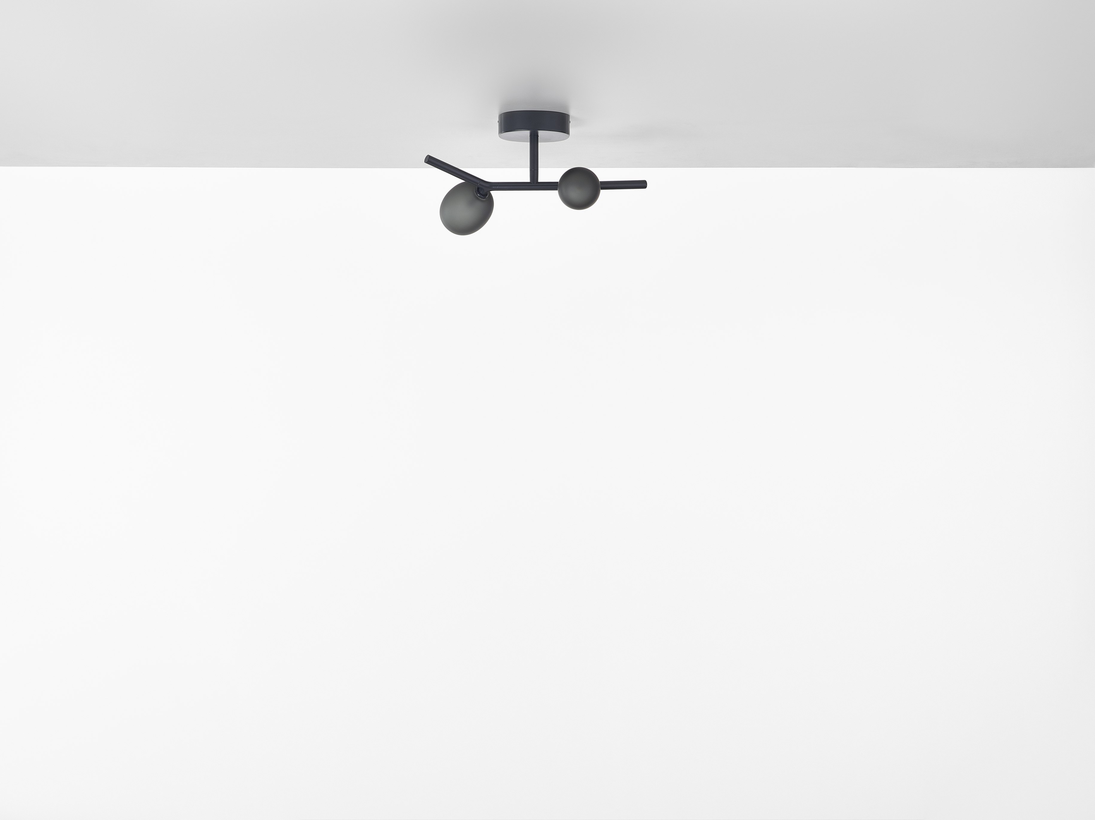 Levně Brokis Stropní svítidlo Ivy PC1224 Ceiling 2, 50,5 cm Barva skla: Šedá kouřová - transparentní sklo, Stmívání: DIM CASAMBI CBU-PWM4 (CEDV2854)