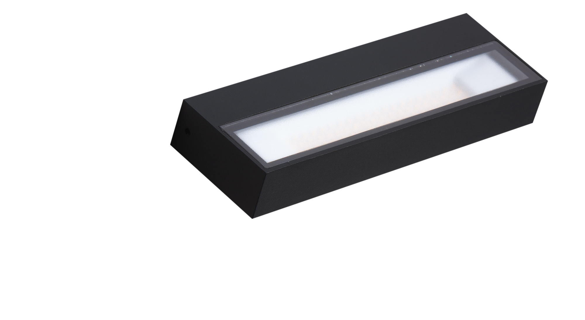 Levně AZzardo Venkovní nástěnné svítidlo Casola, IP54, d 22cm Barva: Černá