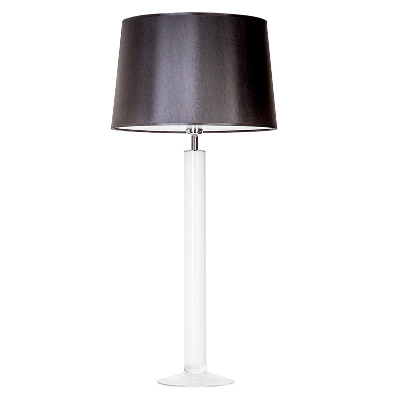 Levně 4concepts Designová stolní lampa FJORD WHITE Barva: Černo-bílá