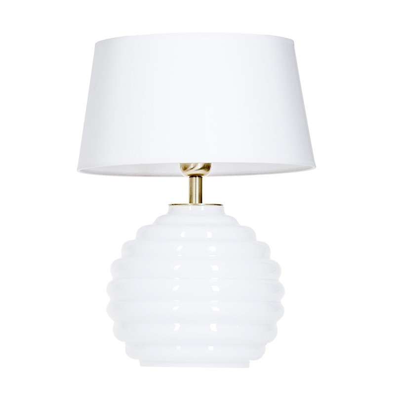 Levně 4concepts Designová stolní lampa ANTIBES Barva: Bílá
