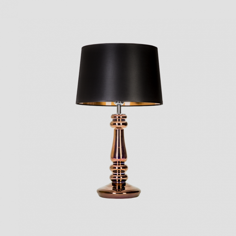 Levně 4concepts Designová stolní lampa PETIT TRIANON COPPER Barva: Černo-měděná