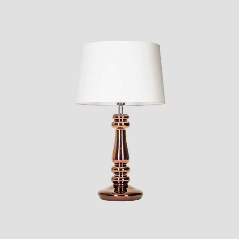 Levně 4concepts Designová stolní lampa PETIT TRIANON COPPER Barva: Bílá