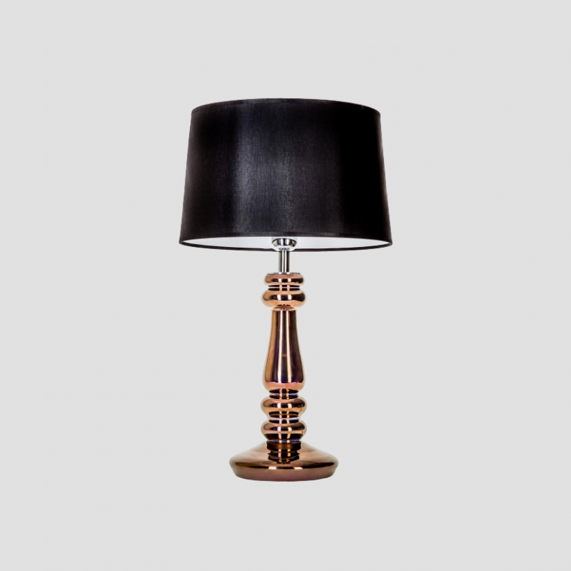 Levně 4concepts Designová stolní lampa PETIT TRIANON COPPER Barva: Černo-bílá