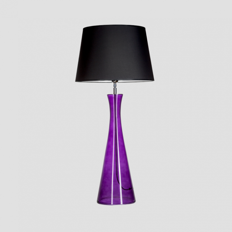 Levně 4concepts Designová stolní lampa CHIANTI LAVENDER Barva: Černá