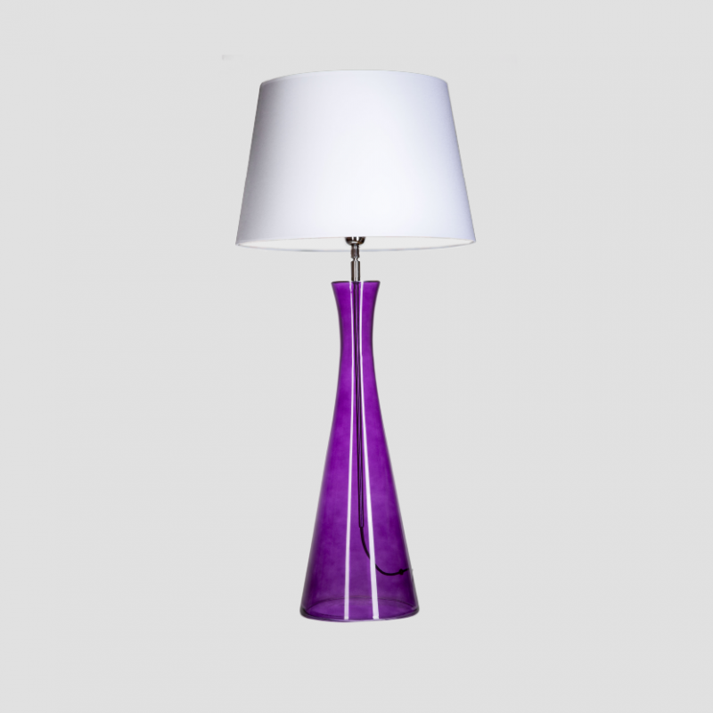 Levně 4concepts Designová stolní lampa CHIANTI LAVENDER Barva: Bílá