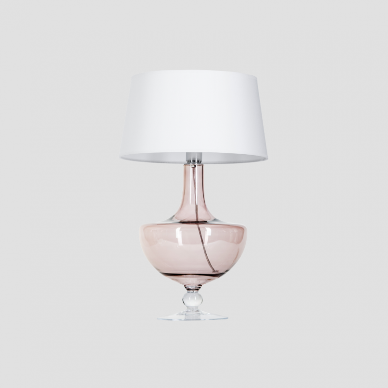 Levně 4concepts Designová stolní lampa OXFORD TRANSPARENT COPPER Barva: Bílá