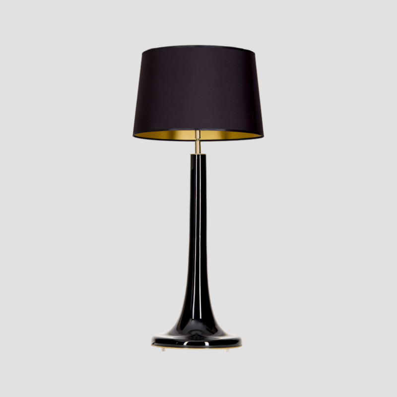 Levně 4concepts Luxusní stolní lampa LOZANNA BLACK Barva: Černá