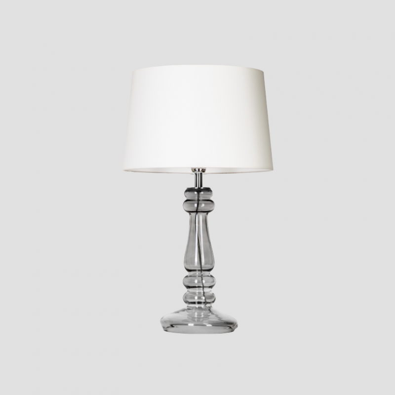Levně 4concepts Designová stolní lampa PETIT TRIANON TRANSPARENT BLACK Barva: Bílá