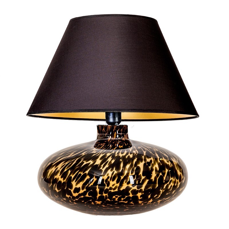 Levně 4concepts Designová stolní lampa TANZANIA Barva: Černá