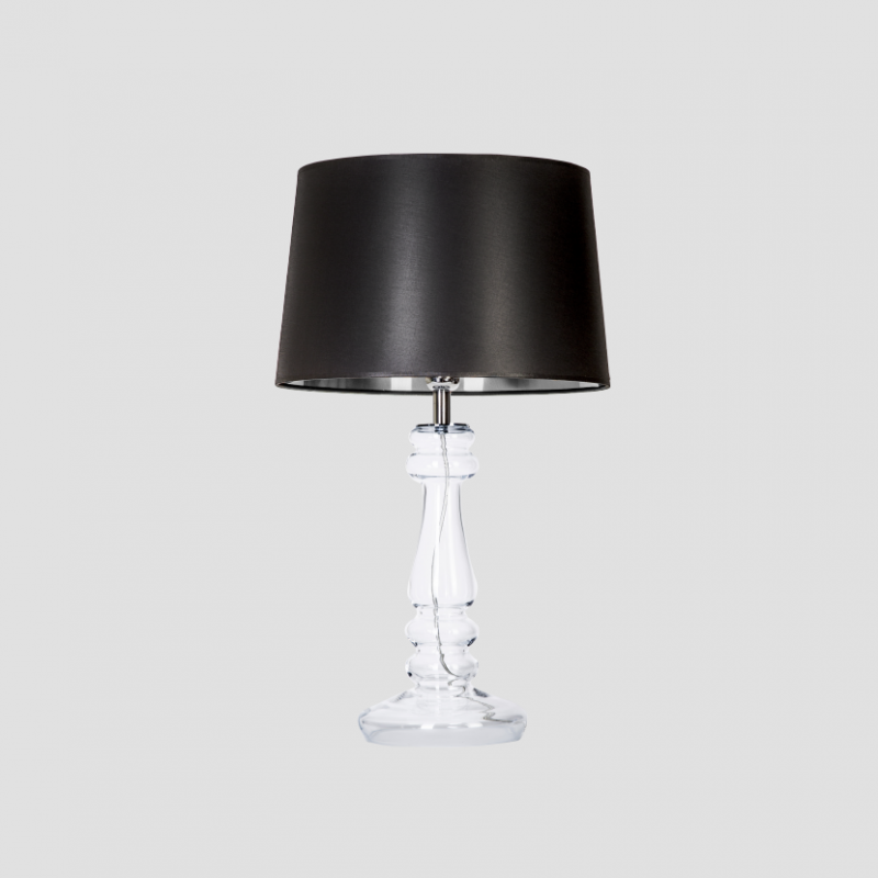 Levně 4concepts Designová stolní lampa PETIT TRIANON Barva: Černo-stříbrná
