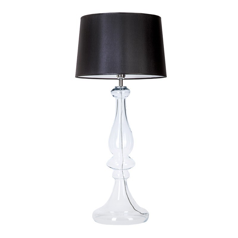 Levně 4concepts Luxusní stolní lampa LOUVRE Barva: Černo-bílá