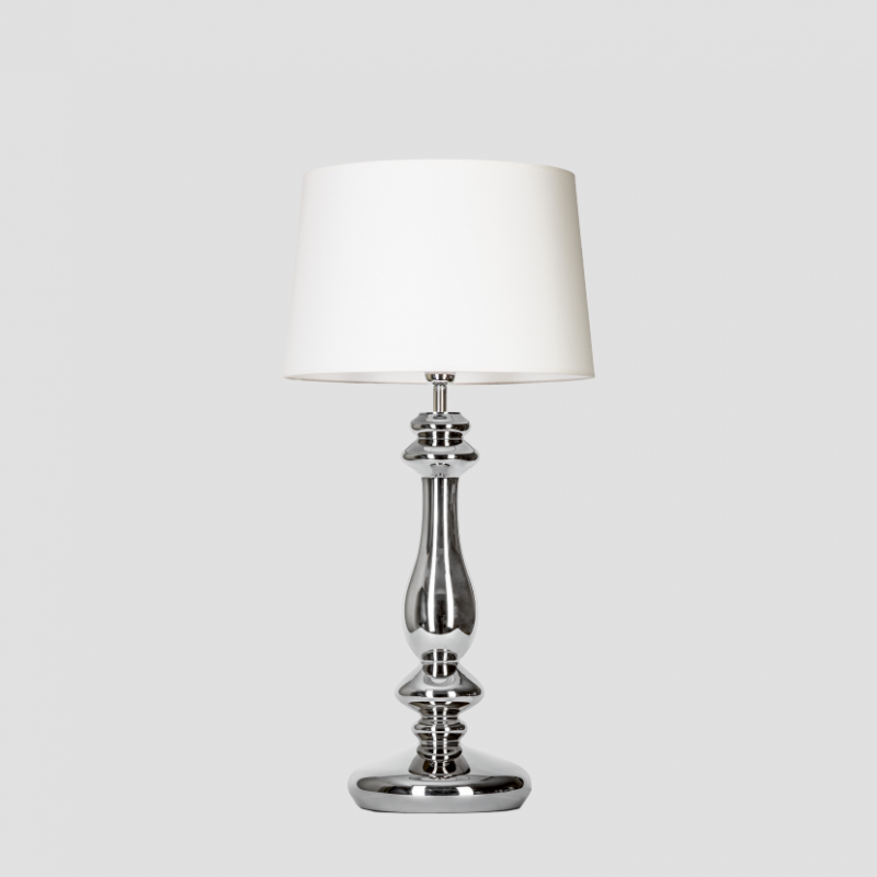 Levně 4concepts Luxusní stolní lampa VERSAILLES PLATINUM Barva: Bílá
